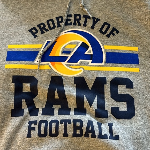 NFL LOS ANGELES RAMS Hooded UNISEX Sweatshirt 🏈XL-VAMOS RAMS RALLY TOWEL Bundle - Picture 2 of 9